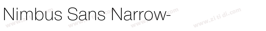 Nimbus Sans Narrow字体转换 Nimbus Sans Narrow字体转换